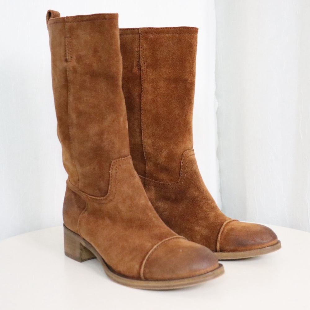 J. CREW Suede Boots | Made in Italy